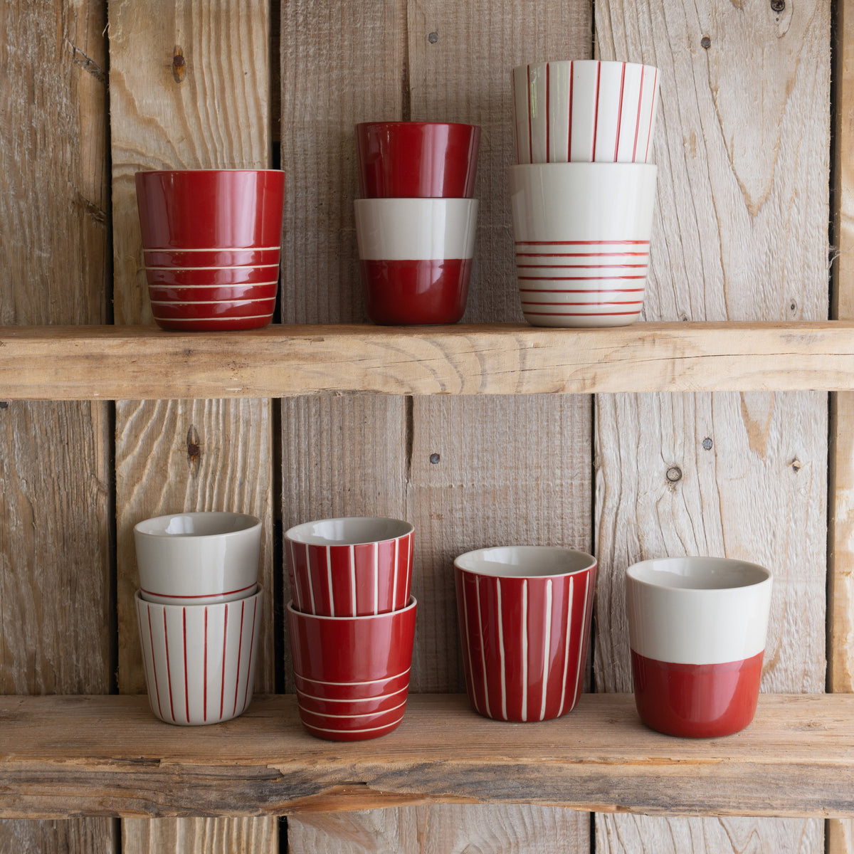 Rue Beaker Set - Earth Red - Large Size (2 Pack)