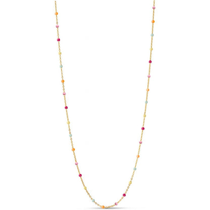 Lola Bold Necklace - Rainbow Enamel Beads