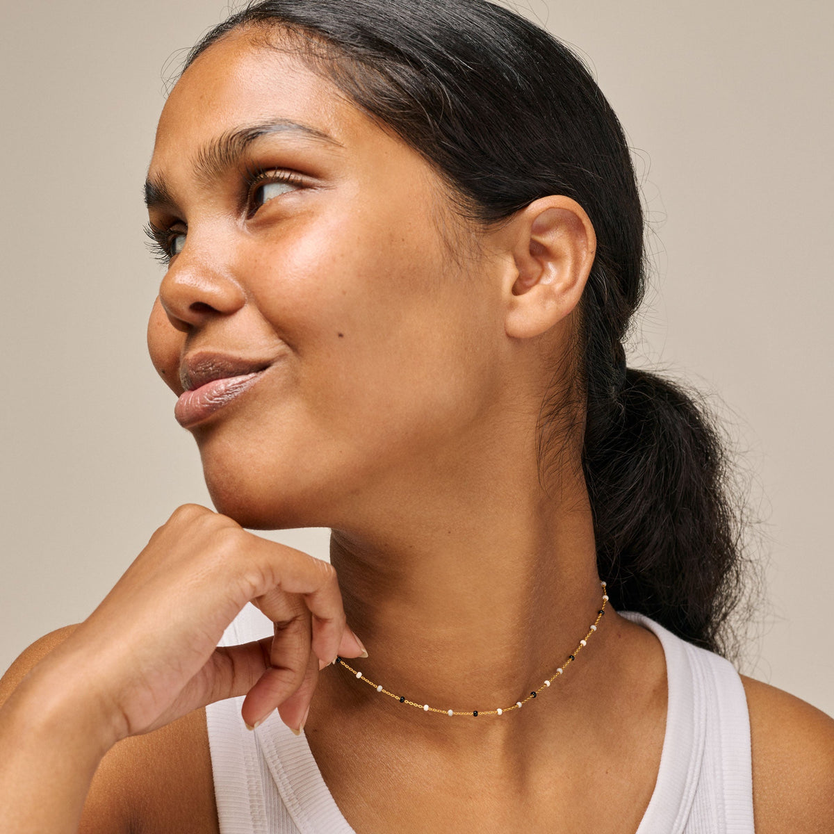 Lola Necklace with Colourful Enamel Details