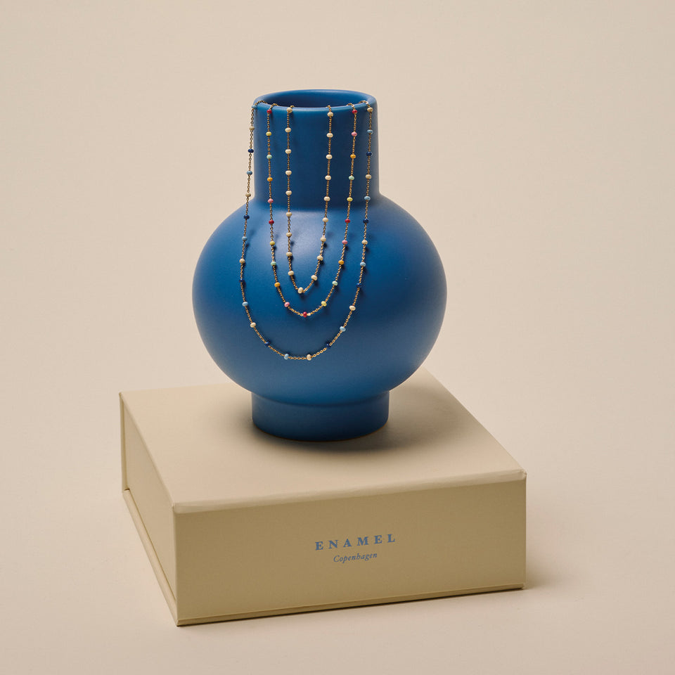 Lola Necklace with Colourful Enamel Details