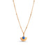 Soleil Necklace in Cornflower Enamel