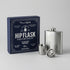 Dark Blue Hip Flask Set in Elegant Box