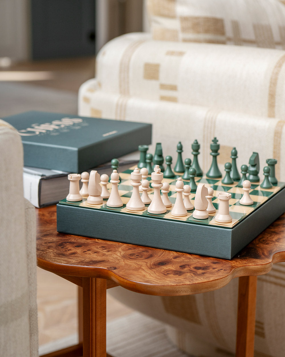Classic Chess Set in Green