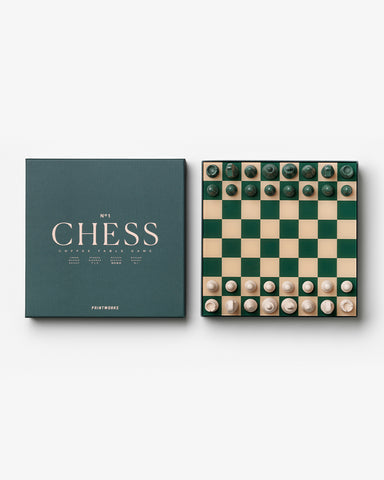 Classic Chess Set in Green