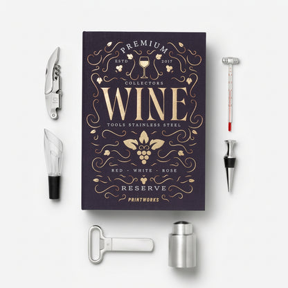 Premium Wine Tools Kit in Elegant Box