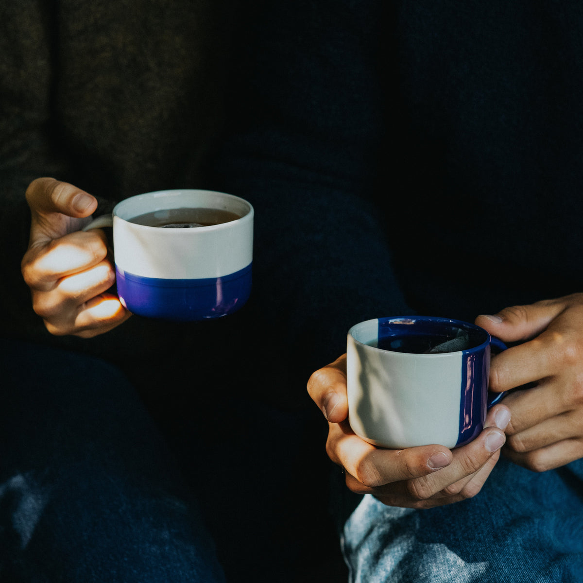 Rue Mug - Indigo Blue - Large Set of 2