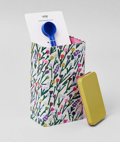 Meadow Coffee Tin with Scoop