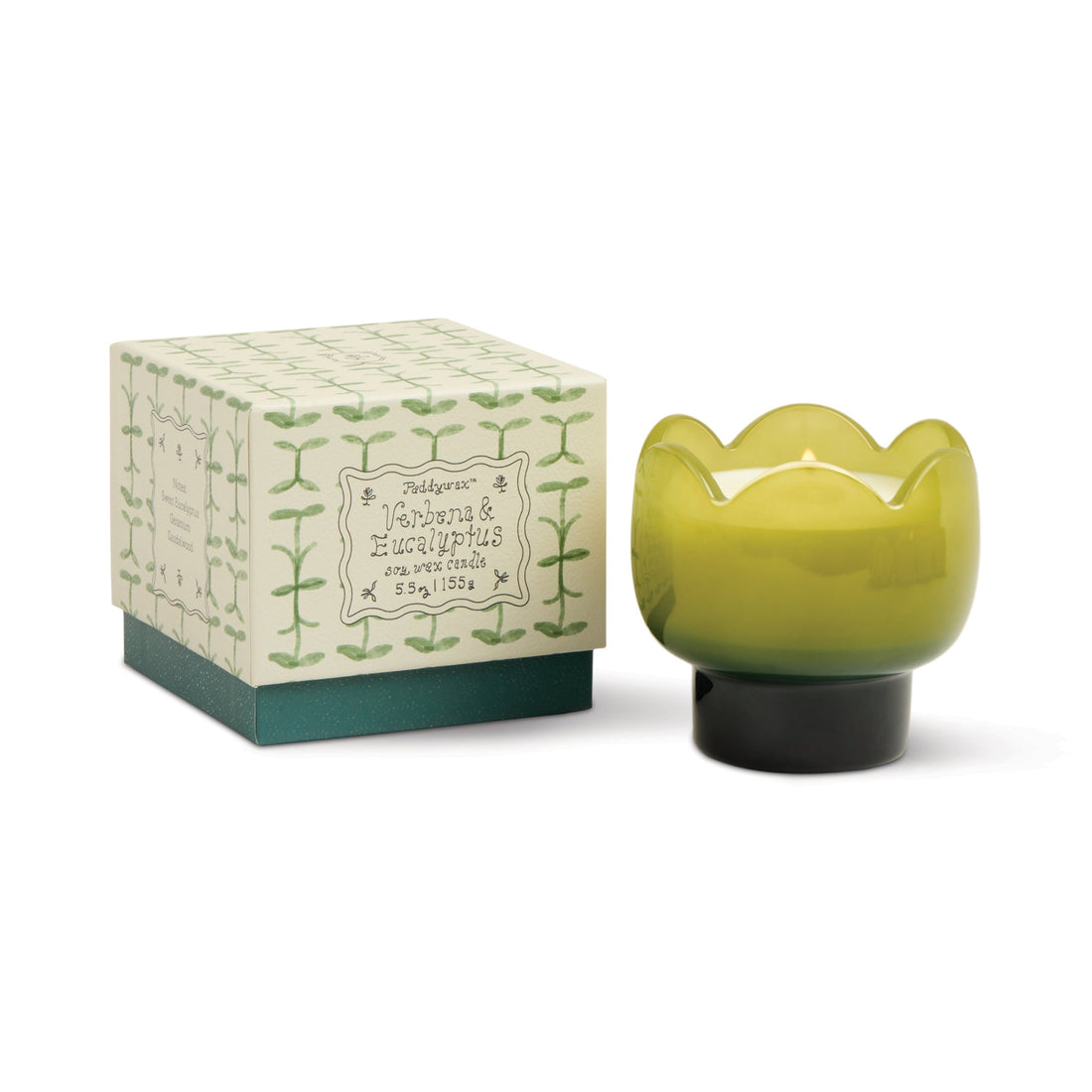 Tulip Glass Candle - Verbena &amp; Lemongrass 155g
