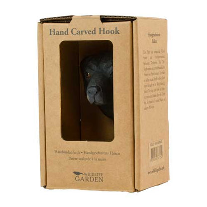 Wooden Labrador Retriever Hook