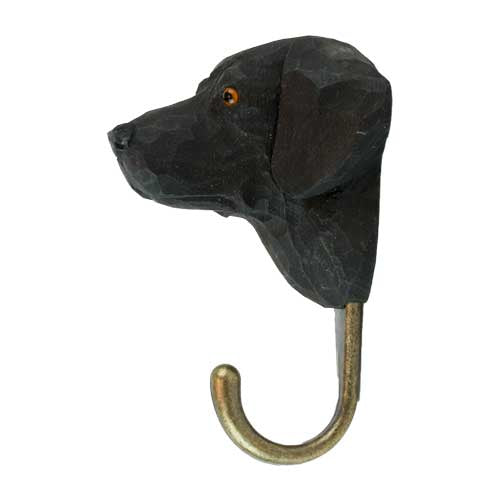 Wooden Labrador Retriever Hook