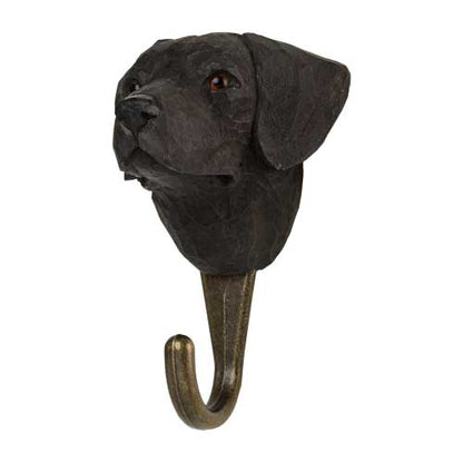Wooden Labrador Retriever Hook
