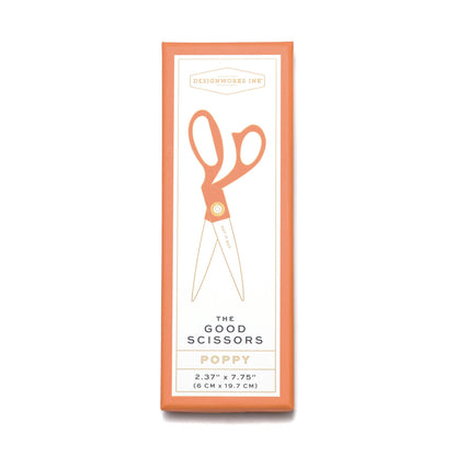 Designworks Ink Poppy Scissors in Gift Box