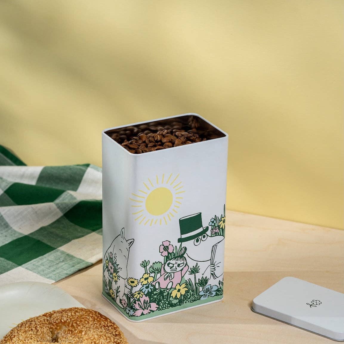 MOOMIN | Coffee Tin Jar | In The Garden | 20 x 11 x 8cm