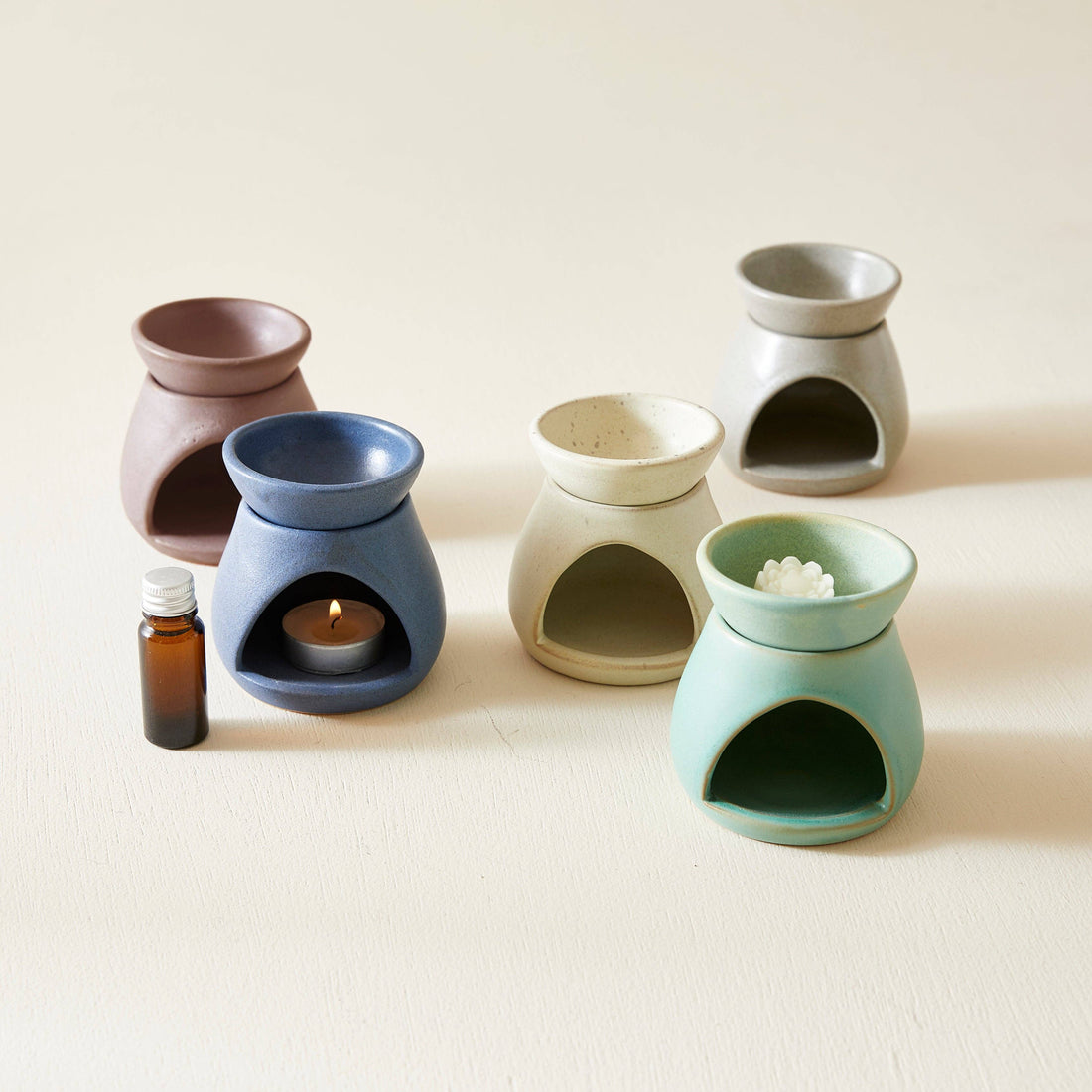 SUNU Stoneware Essential Oil Burner
