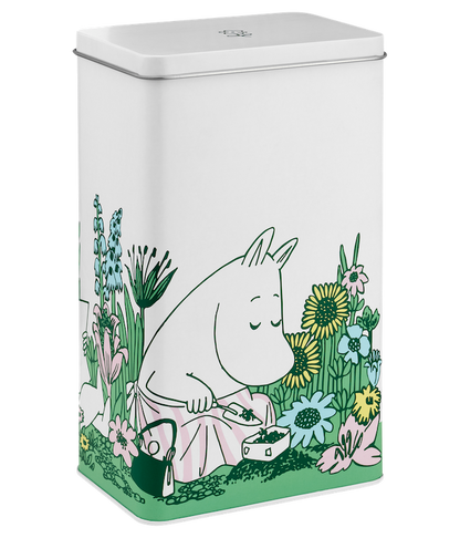 MOOMIN | Coffee Tin Jar | In The Garden | 20 x 11 x 8cm