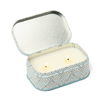 Cherie 4.5oz Printed Tin Candle - Lavender &amp; Thyme