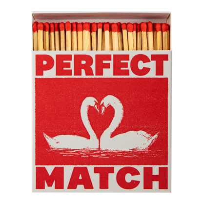 I Like You Swans | Square - Safety Matches