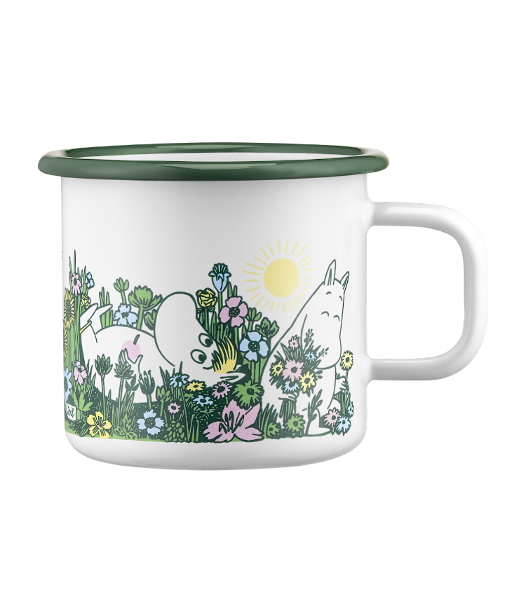 MOOMIN | Enamel Mug | 0.37L | In The Garden