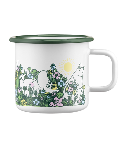 MOOMIN | Enamel Mug | 0.37L | In The Garden
