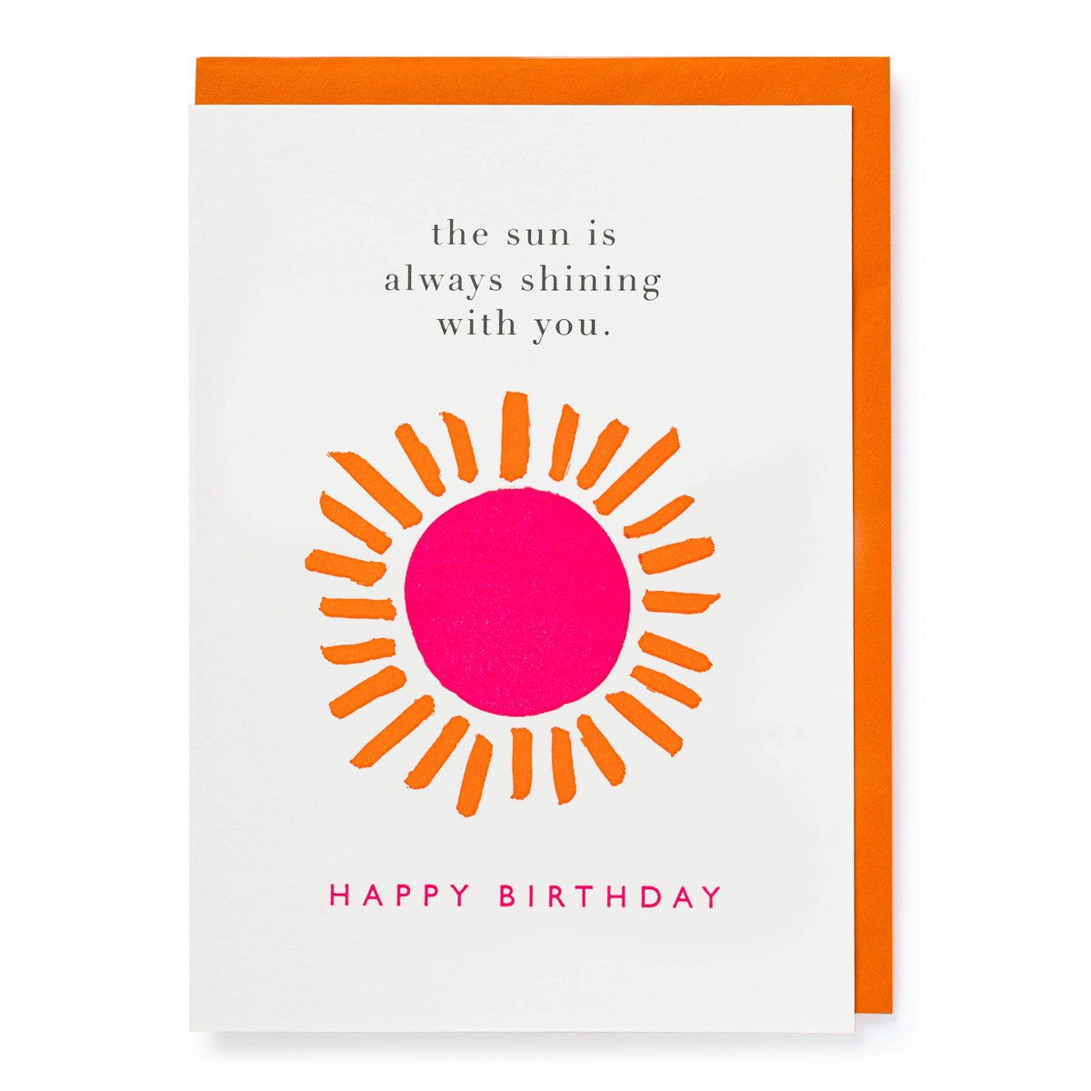 Birthday Sunshine | Letterpress Cards | Greeting Card