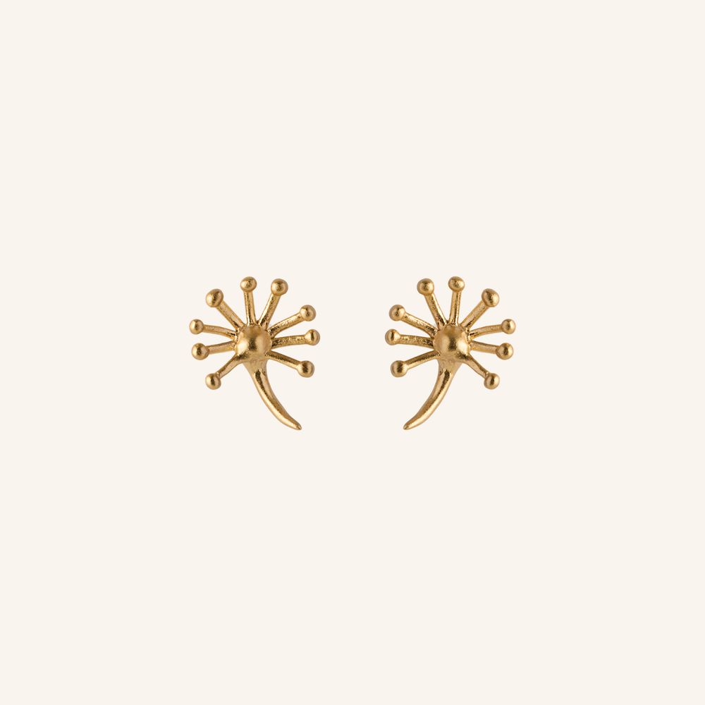 Dandelion Seed Earsticks in Gold or Silver