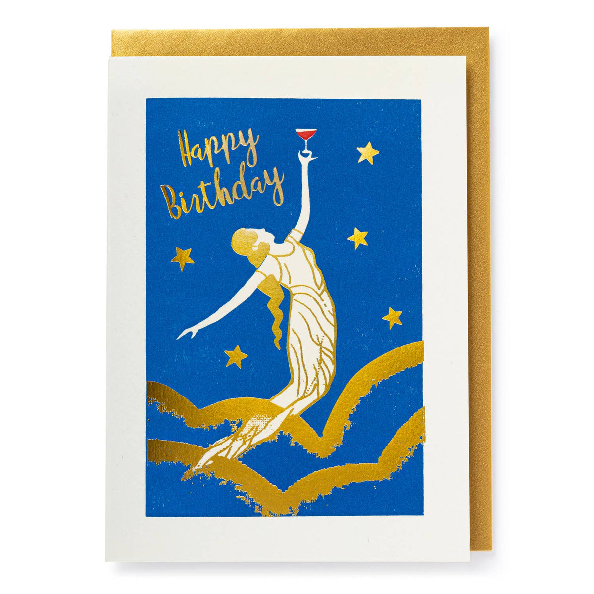Celestial Happy Birthday | Letterpress Cards | Greeting Card