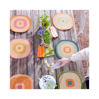 Mada Table Mat - Blue Green