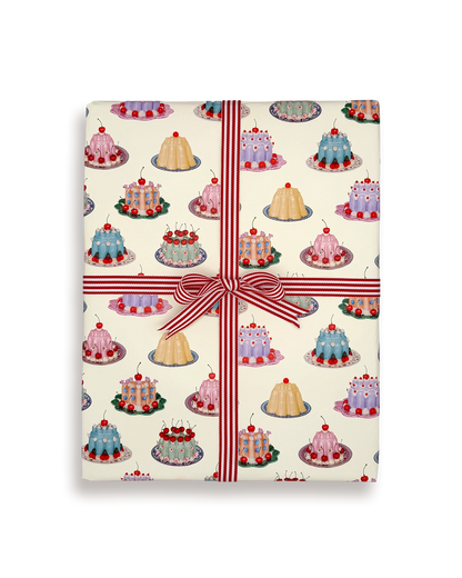 Blancmanges Wrapping Paper | Luxury Gift Wrap Sheet