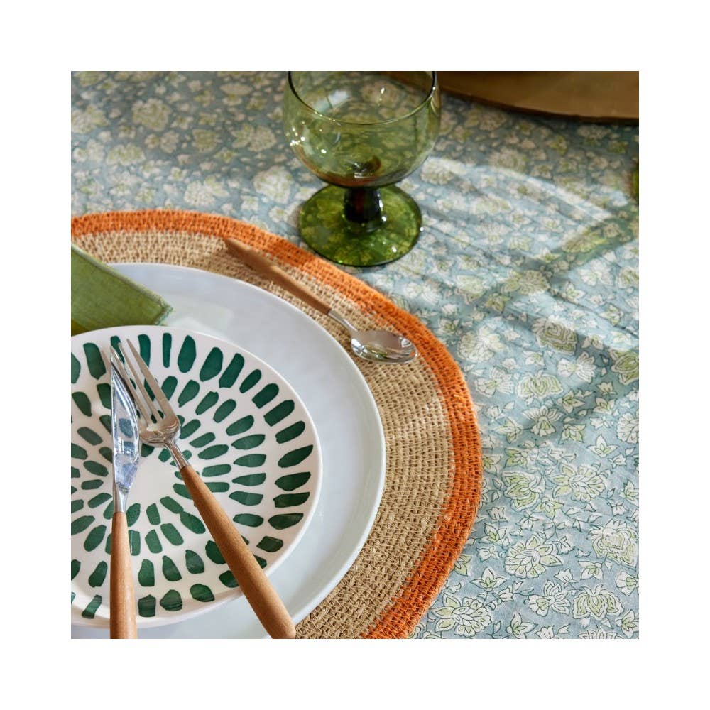 Mada Table Mat - Orange Blue