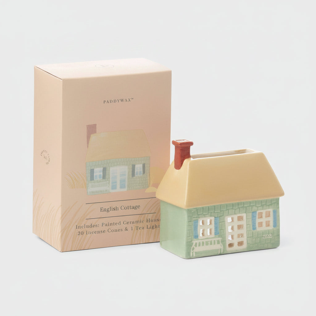 Paddywax English Cottage Style Incense &amp; Tea Light Holder
