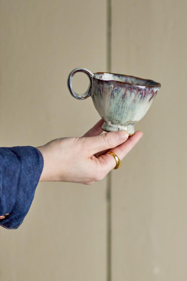 Imogen Cup, Multi-Coloured Stoneware