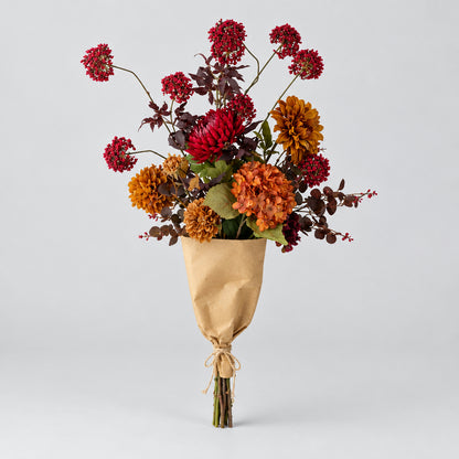 Waverly Bouquet - Orange Artificial Floral Arrangement