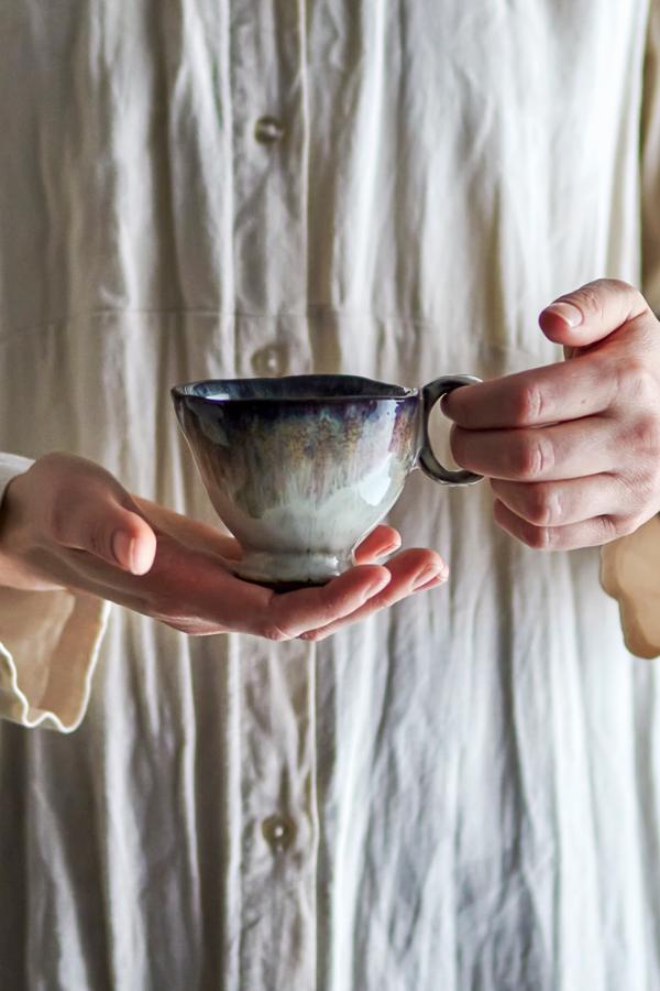 Imogen Cup, Multi-Coloured Stoneware