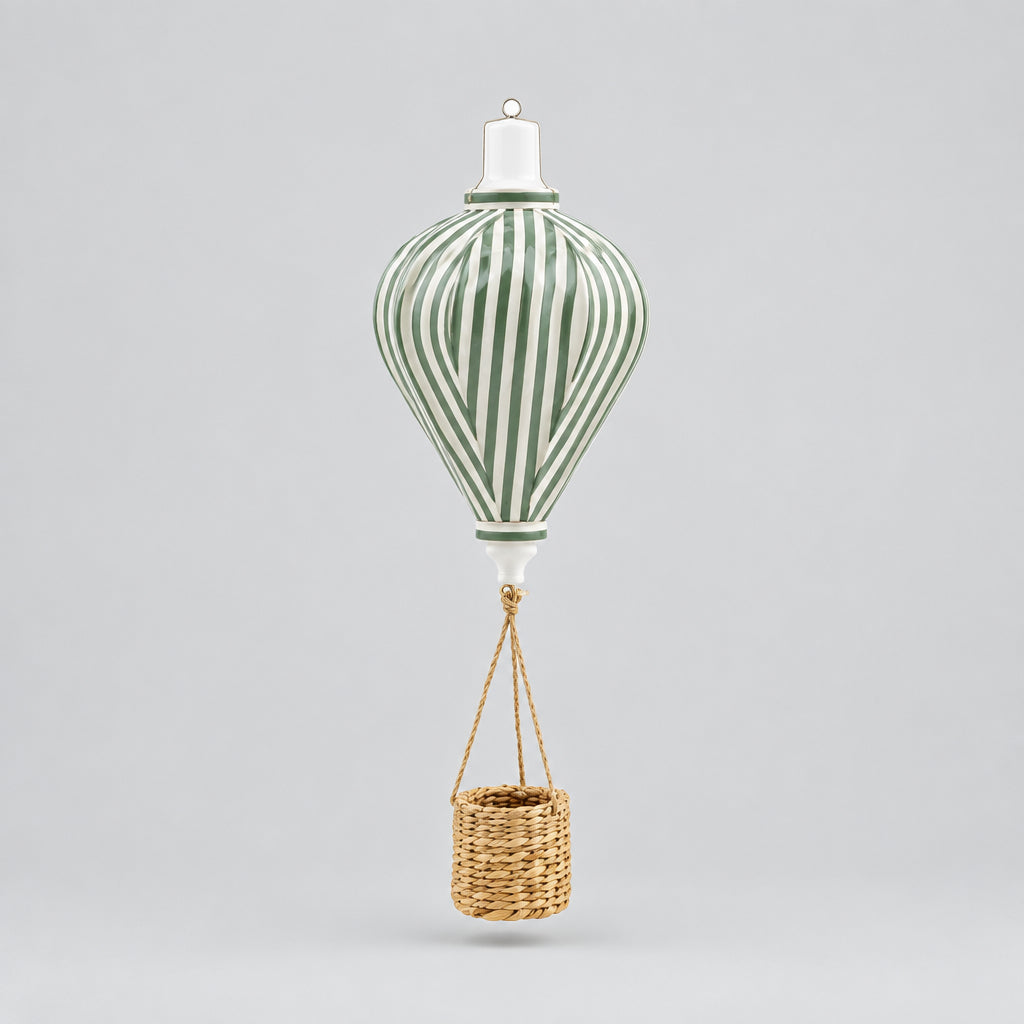 Pomp Mobile Hot Air Balloon, Green Polyester