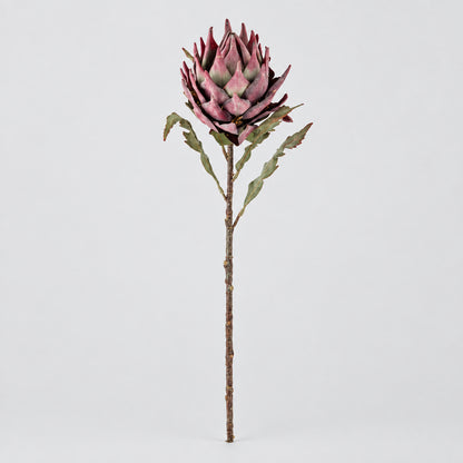Purple Protea Stem - Artificial Flower Decoration