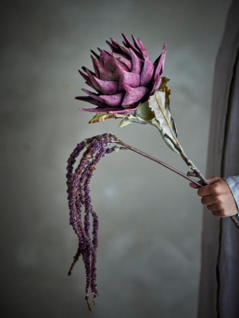 Purple Protea Stem - Artificial Flower Decoration