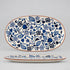 Figuria Stoneware Serving Plate with Floral Design