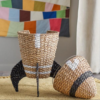 Cosmina Seagrass Storage Basket with Lid