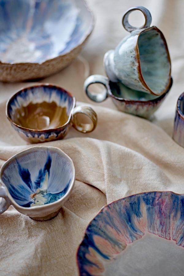 Imogen Cup, Multi-Coloured Stoneware