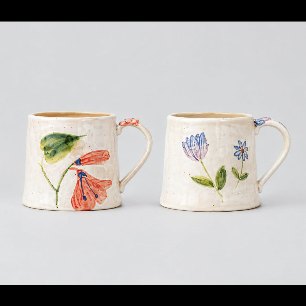 Camilla Stoneware Mug Set, Multi-Colour