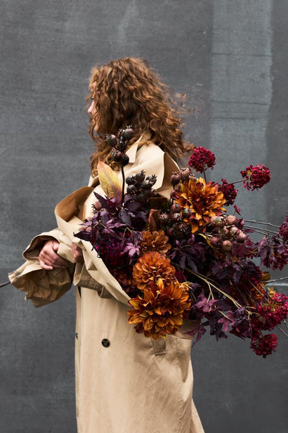 Waverly Bouquet - Orange Artificial Floral Arrangement