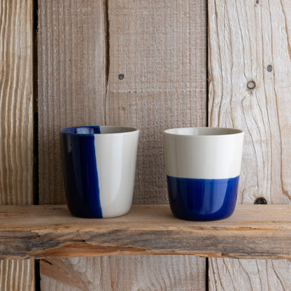 Rue Beaker Set of 2 - Indigo Blue - Large Size