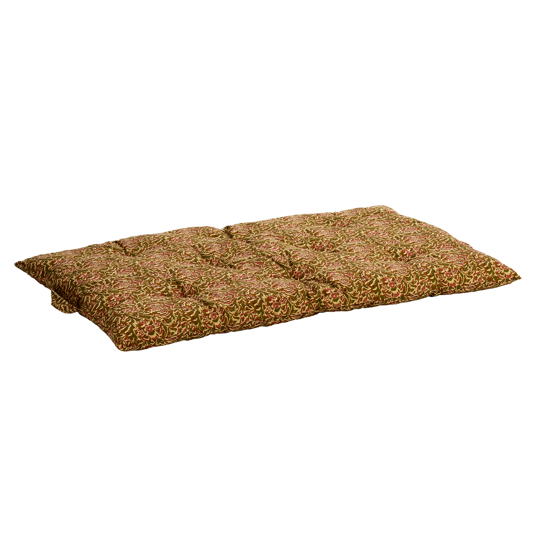 Stylish Printed Cotton Mattress in Warm Tones