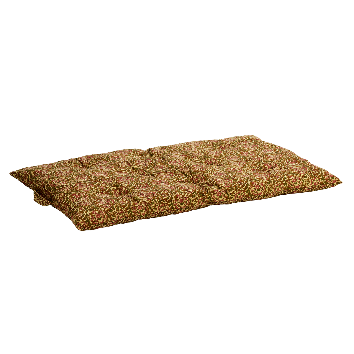 Stylish Printed Cotton Mattress in Warm Tones