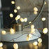 Opaque Teardrop String Lights - 90 Warm White LEDs