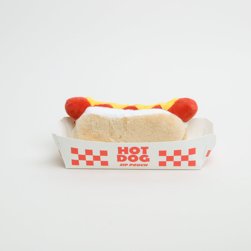 Hot Dog Soft Plushy Pouch