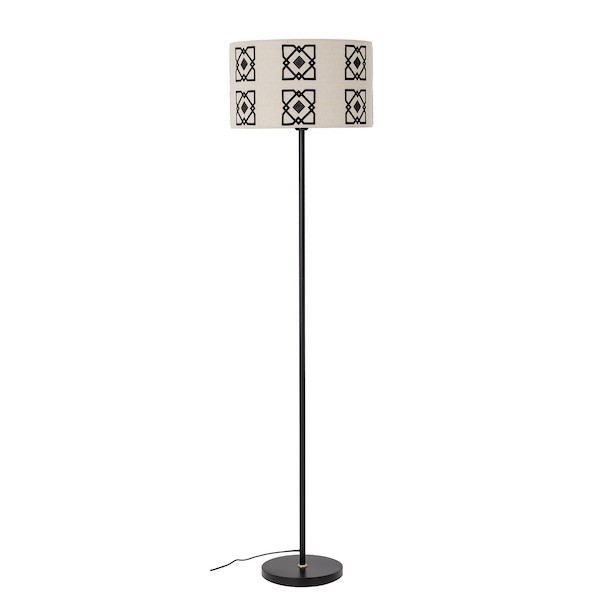 Bloomingville Selita Black Metal Floor Lamp