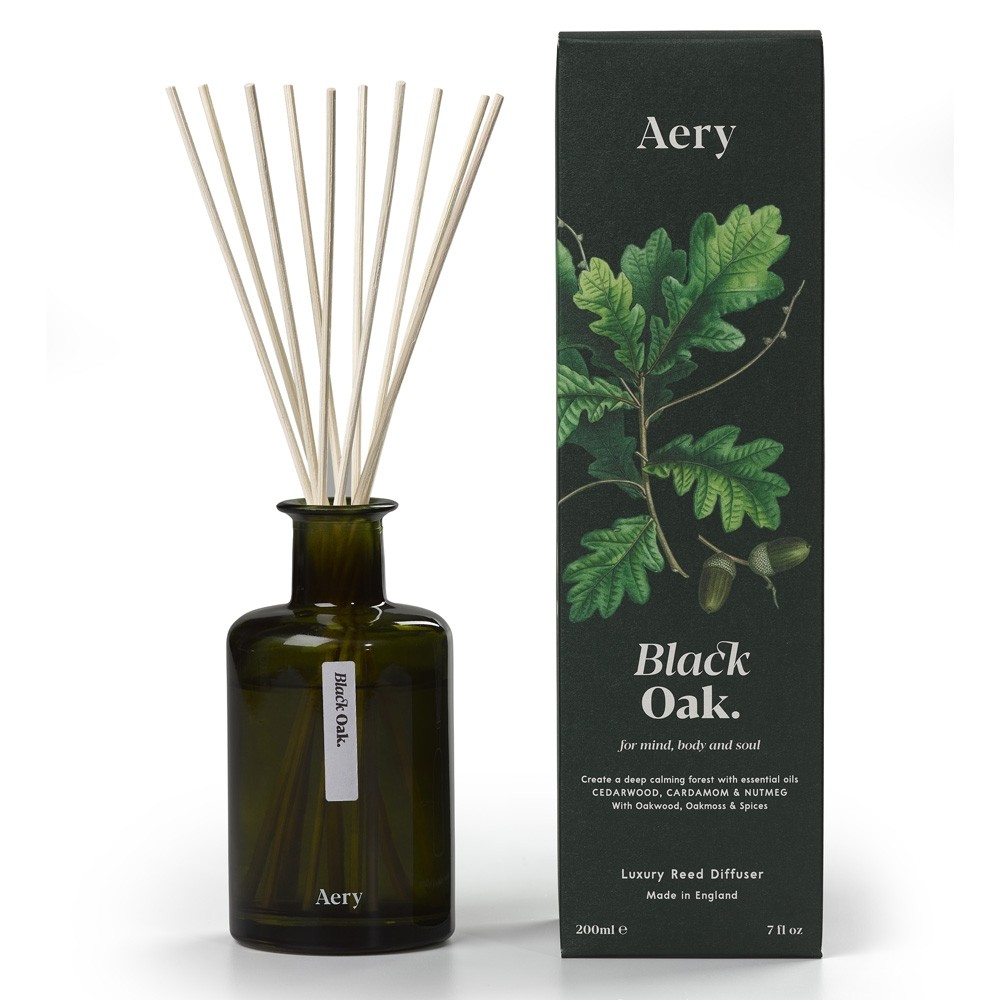 Aery Luxury Reed Diffuser Black Oak