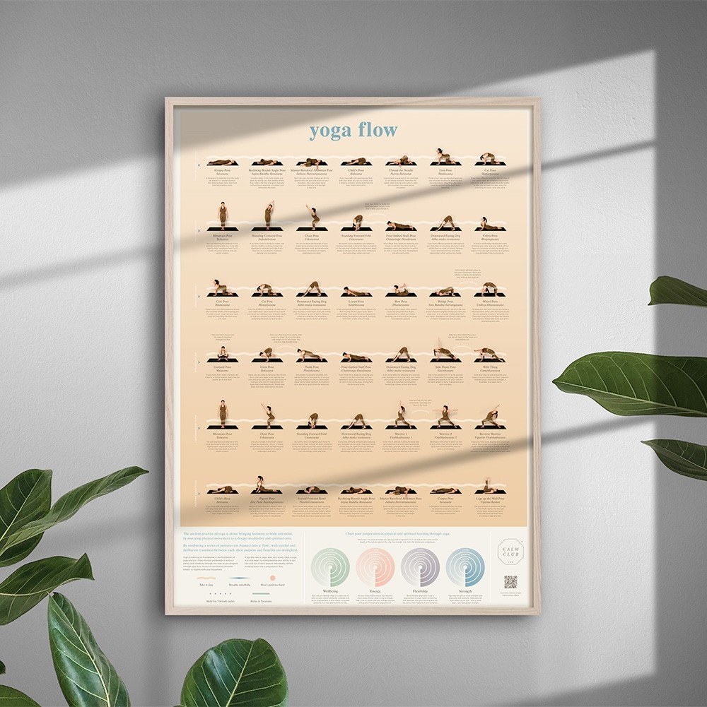 Calm Club Yoga Flow Poster