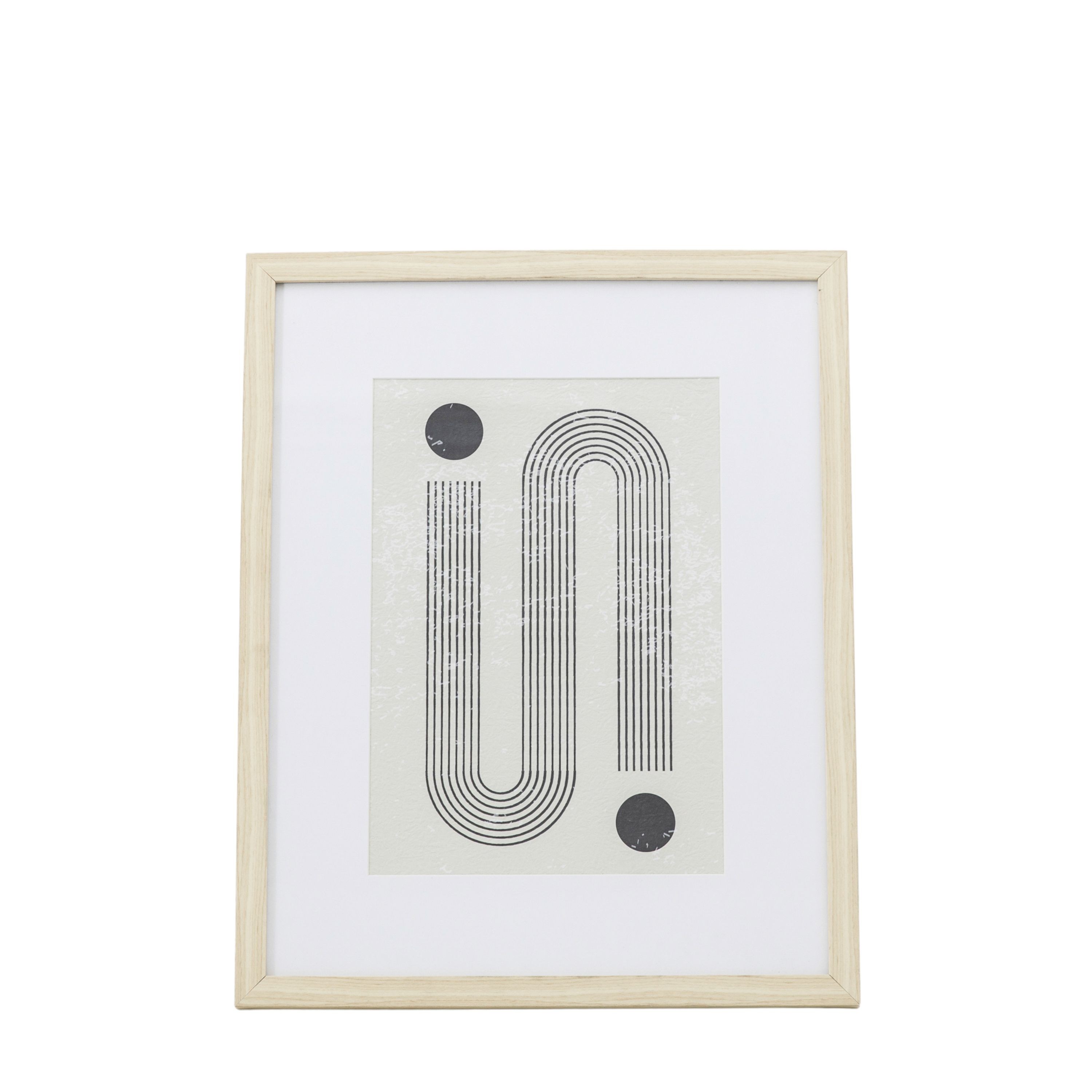 Circuit Line Drawing Framed Art